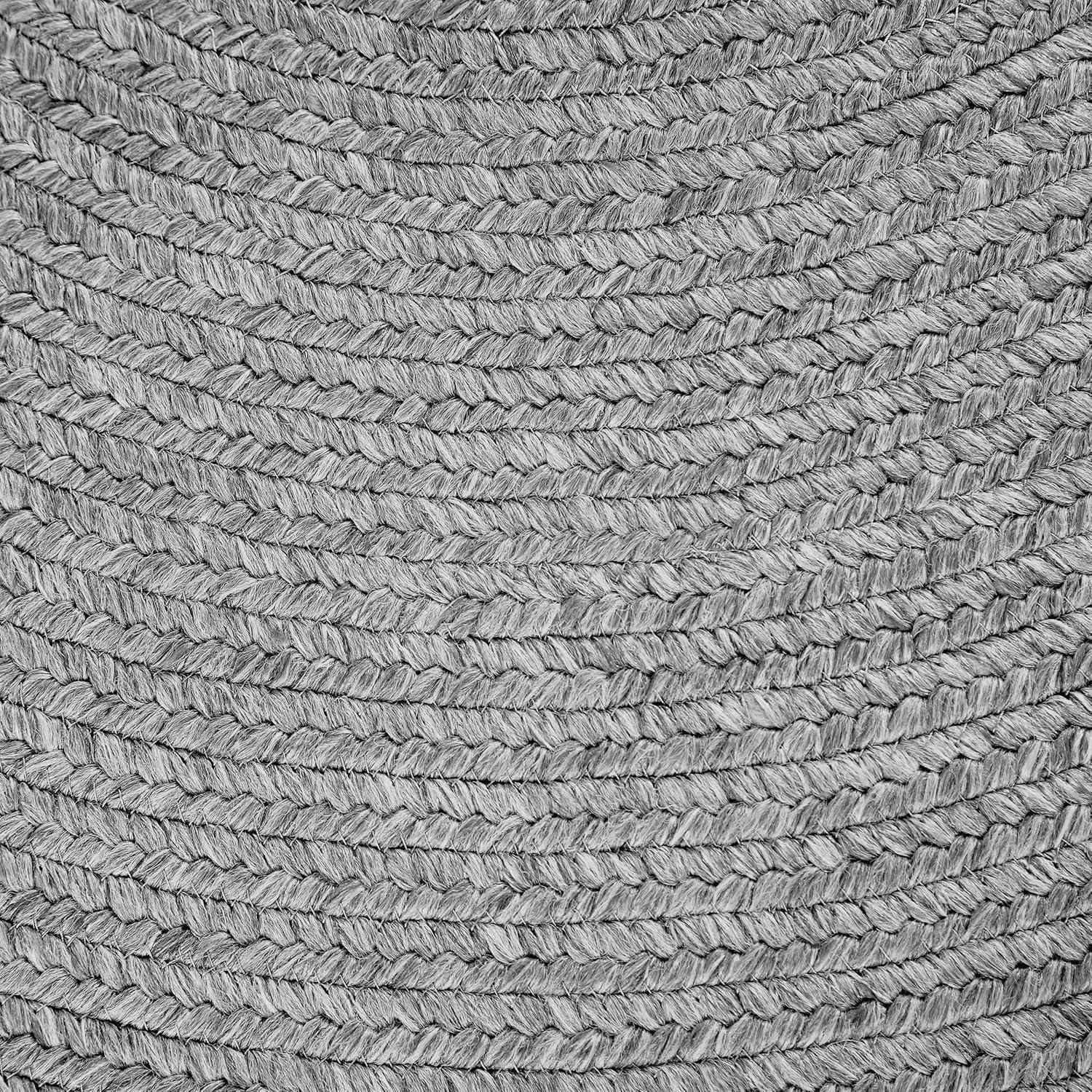 imageSuperior IndoorOutdoor Area Rug Reversible Braided Floor Decor for Living Room Kitchen Patio Front Porch Modern Boho Farmhouse Rugs Hardwood Bedroom Accessories 6 Round BrickSlate  Z