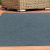 Superior Indoor/Outdoor Area Rug, Reversible Braided Floor Decor for Living Room, Kitchen, Patio, Front Porch, Modern Boho Farmhouse Rugs, Hardwood, Bedroom Accessories, 6′ Round, Brick(Lagoon Breeze)