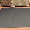 Superior Indoor/Outdoor Area Rug, Reversible Braided Floor Decor for Living Room, Kitchen, Patio, Front Porch, Modern Boho Farmhouse Rugs, Hardwood, Bedroom Accessories, 6′ Round, Brick(Canvas – Z)