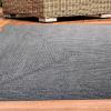 Superior Indoor/Outdoor Area Rug, Reversible Braided Floor Decor for Living Room, Kitchen, Patio, Front Porch, Modern Boho Farmhouse Rugs, Hardwood, Bedroom Accessories, 6′ Round, Brick(Slate – Z)
