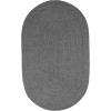 Superior Indoor/Outdoor Area Rug, Reversible Braided Floor Decor for Living Room, Kitchen, Patio, Front Porch, Modern Boho Farmhouse Rugs, Hardwood, Bedroom Accessories, 6′ Round, Brick(Charcoal)
