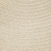 Superior Indoor/Outdoor Area Rug, Reversible Braided Floor Decor for Living Room, Kitchen, Patio, Front Porch, Modern Boho Farmhouse Rugs, Hardwood, Bedroom Accessories, 6′ Round, Brick(Cream)
