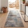 Superior Medallion Washable Rug, Cotton Backing, Carpet for Dining Table Mud Room, Easy Care, Non-Slip Rug for Entry, Kitchen, Low Pile Area Rug, Flamingo Collection, 2′ 7″ x 10′, Cream