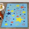 Superior Kids All Star Non-Slip Area Rug, 2′ x 3′, Grey-Multicolor(8′ x 10′ (Rectangular))