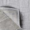 Superior Indoor Outdoor Area Rug, Perfect for Patio, Poolside, Backyard, Porch, Easy Clean Washable, Ideal for High Traffic Areas, Non Skid, Nakia Collection, 6’x8’10”, Grey