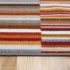 Superior Indoor Outdoor Non-Slip Area Rug, Perfect for Patio, Backyard, Porch, Entryway, Hallway, Modern Striped Easy Cleaning, High Traffic, Arden Collection, 5’x8′, Taupe