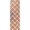 Superior Indoor Outdoor Runner Rug, Perfect for Patio, Poolside, Backyard, Porch, Easy Clean Washable, Ideal for High Traffic Areas, Non Skid, Modern Casual Geometric, 2’3″x10′, Cream