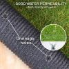 Superior Artificial Grass Indoor/Outdoor Area Rug, Faux Turf, Fake Grass for Backyard, Playground, Patio, Dog Pet Training, Synthetic Lawn, Floor Decor, Rubber Back, 1′ x 1′, Green