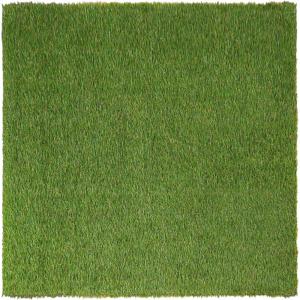 Superior Artificial Grass Indoor/Outdoor Area Rug, Faux Turf, Fake Grass for Backyard, Playground, Patio, Dog Pet Training, Synthetic Lawn, Floor Decor, Rubber Back, 1′ x 1′, Green