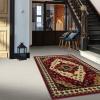 Superior Aztec Collection 5′ x 8′ Area Rug, Attractive Rug with Jute Backing, Durable and Beautiful Woven Structure, Bright and Bold Southwest Style Bordered Rug(2’6″ x 3’4″ (Runner) (Pack of 2))