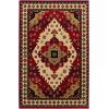 Superior Aztec Collection 5′ x 8′ Area Rug, Attractive Rug with Jute Backing, Durable and Beautiful Woven Structure, Bright and Bold Southwest Style Bordered Rug(6″ x 96″ (Rectangular))