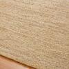 Superior Braided Jute Handwoven Indoor Area Rug, Jute Floor Decor For Living Room, Dining Room, Bedroom, Office, Dorm, Kitchen, Entry, Hand-Woven Modern Farmhouse Rugs, 4′ x 6′, Natural Tan(Natural Jute)