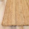 Superior Braided Jute Handwoven Indoor Area Rug, Jute Floor Decor For Living Room, Dining Room, Bedroom, Office, Dorm, Kitchen, Entry, Hand-Woven Modern Farmhouse Rugs, 4′ x 6′, Natural Tan(Natural Tan – Bd)