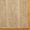 Superior Braided Jute Handwoven Indoor Area Rug, Jute Floor Decor For Living Room, Dining Room, Bedroom, Office, Dorm, Kitchen, Entry, Hand-Woven Modern Farmhouse Rugs, 4′ x 6′, Natural Tan(Natural Jute)