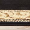 Superior Indoor Area Rug, Plush Carpet Cover, Traditional Oriental Medallion, Perfect for Hallway, Entryay, Living, Dining, Bedroom, Office, Kitchen, Medallion Collection, 5′ Round, Toffee(Coffee – Z)