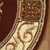 Superior Indoor Area Rug, Plush Carpet Cover, Traditional Oriental Medallion, Perfect for Hallway, Entryay, Living, Dining, Bedroom, Office, Kitchen, Medallion Collection, 5′ Round, Toffee(Toffee)