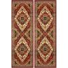 Superior Aztec Collection 5′ x 8′ Area Rug, Attractive Rug with Jute Backing, Durable and Beautiful Woven Structure, Bright and Bold Southwest Style Bordered Rug(2’6″ x 3’4″ (Runner) (Pack of 2))