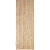 Superior Braided Jute Handwoven Indoor Area Rug, Jute Floor Decor For Living Room, Dining Room, Bedroom, Office, Dorm, Kitchen, Entry, Hand-Woven Modern Farmhouse Rugs, 4′ x 6′, Natural Tan(Natural Jute)