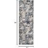 Superior Euphemia Indoor Area Rug with Cotton Backing, Perfect for Hallways, Entryway, Office, Living Room, Hardwood, Tile, or Carpet Cover, Vintage Oriental Medallion, 9′ x 12′, Blue(Euph -Blue)