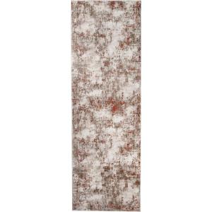 Superior Euphemia Indoor Area Rug with Cotton Backing, Perfect for Hallways, Entryway, Office, Living Room, Hardwood, Tile, or Carpet Cover, Vintage Oriental Medallion, 9′ x 12′, Blue(Euph -Rust)