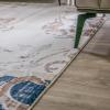 Superior Fancy Medallion Area Rug, Bold Geometric Mandala Pattern, 3′ x 5′, Midnight Blue(Cobalt Blue)