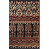 Superior Contemporary Eclectic Geometric Abstract Floral Power-Loomed Indoor Area Rug, 4′ x 6′, Black by Superior(Black – Z)
