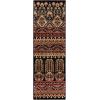 Superior Contemporary Eclectic Geometric Abstract Floral Power-Loomed Indoor Area Rug, 4′ x 6′, Black by Superior(Black)