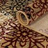 Superior Indoor Area Rug, Jute Backed, Perfect for Entryway, Office, Living/Dining Room, Bedroom, Kitchen, Hardwood Floor, Floral Scroll Decor, Leigh Collection, 5′ x 8′, Brown(Gold – Z)