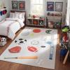 Superior Indoor Kids Rug, Washable, Non-Slip, Toddlers & Babies, Perfect for High Traffic Playroom, Kids Room or Bedroom, All Star Play Mat for Cars & Toys Blue Multicolor 8′ x 10′