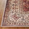 Superior Patchwork Washable Rug, Cotton Backing, Carpet for Dining Table Mud Room, Easy Care, Non-Slip Rug for Family, Dining, Low Pile Area Rug, Ara Collection, 4′ x 6′, Taupe(Beige)
