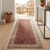 Superior Patchwork Washable Rug, Cotton Backing, Carpet for Dining Table Mud Room, Easy Care, Non-Slip Rug for Family, Dining, Low Pile Area Rug, Ara Collection, 4′ x 6′, Taupe(Beige)