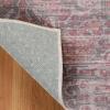 Superior Patchwork Washable Rug, Cotton Backing, Carpet for Dining Table Mud Room, Easy Care, Non-Slip Rug for Family, Dining, Low Pile Area Rug, Ara Collection, 4′ x 6′, Taupe(Teal)
