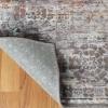 Superior Patchwork Washable Rug, Cotton Backing, Carpet for Dining Table Mud Room, Easy Care, Non-Slip Rug for Family, Dining, Low Pile Area Rug, Ara Collection, 4′ x 6′, Taupe(Cream)