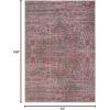 Superior Patchwork Washable Rug, Cotton Backing, Carpet for Dining Table Mud Room, Easy Care, Non-Slip Rug for Family, Dining, Low Pile Area Rug, Ara Collection, 4′ x 6′, Taupe(Manakin – Teal)