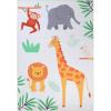 Superior Indoor Kids Rug, Felt Dot Backing Washable Rug, Non-Slip, Toddlers & Babies, Perfect for High Traffic Playroom, Kids Room or Bedroom, Animal Safari Play Mat Animal – Ivory 5′ x 7′ 6″
