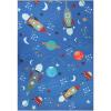 Superior Indoor Kids Rug, Washable, Non-Slip, Toddlers & Babies, Perfect for High Traffic Playroom, Kids Room or Bedroom, Lil Flyer Rug, Perfect for Daycare Red-Multicolor 5′ x 8′