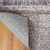 Superior Damask Medallion Indoor Washable Rug, Cotton Backing, Carpet for Dining Table Mud Room, Easy Care, Non-Slip Rug for Entry, Kitchen, Low Pile Area Rug, Jay Collection, 4′ x 6′, Blue(Red)