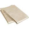 Superior 100% Premium Combed Cotton Colorfast, Soft and Smooth 2 Piece Pillowcase Cover, Standard – Ivory(Ivory)