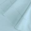 Superior 100% Premium Combed Cotton Colorfast, Soft and Smooth 2 Piece Pillowcase Cover, Standard – Ivory(Light Blue)