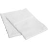 Superior 100% Premium Combed Cotton Colorfast, Soft and Smooth 2 Piece Pillowcase Cover, Standard – Ivory(White)
