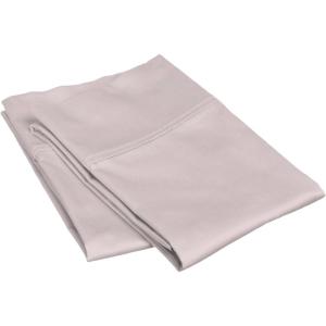 Superior 100% Premium Combed Cotton Colorfast, Soft and Smooth 2 Piece Pillowcase Cover, Standard – Ivory(Lilac)