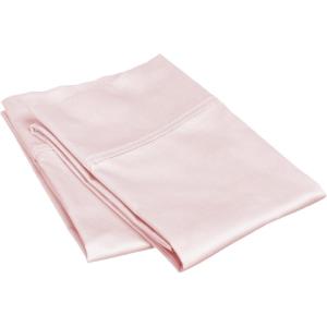 Superior 100% Premium Combed Cotton Colorfast, Soft and Smooth 2 Piece Pillowcase Cover, Standard – Ivory(Pink)