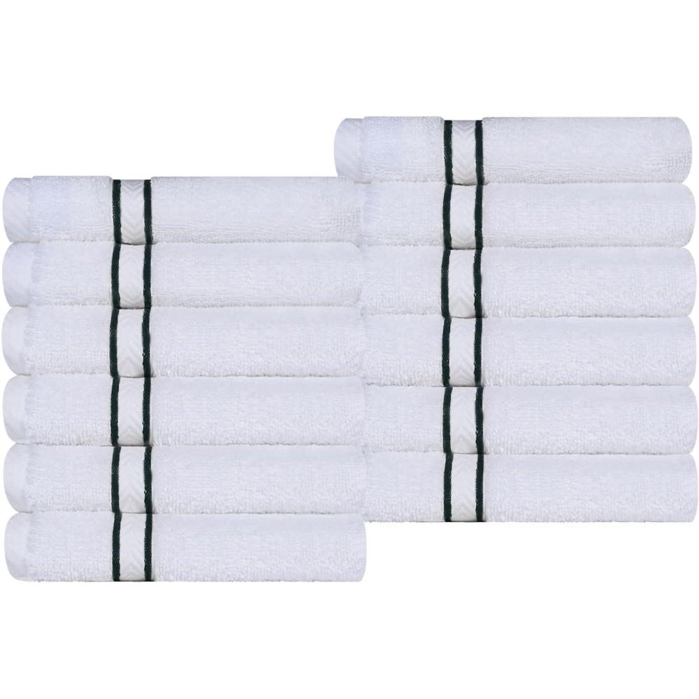 imageSuperior Hotel Turkish Cotton 2 Piece Bath Towel Set Ultra Plush Spa Quality Heavyweight Essentials for Bathroom Thick Absorbent and Soft Dobby Border Includes 2 Large Bath Towels ToastTeal