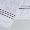 Superior Hotel Turkish Cotton 2 Piece Bath Towel Set, Ultra Plush Spa Quality Heavyweight Essentials for Bathroom, Thick Absorbent and Soft, Dobby Border, Includes 2 Large Bath Towels, Toast(Chocolate)