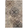 Superior Indoor Area Rug, Jute Backed, Perfect for Entryway, Office, Living/Dining Room, Bedroom, Kitchen, Hardwood Floor, Floral Scroll Decor, Leigh Collection, 9′ x 12′, Beige Ivory(Multi-colored – Z)