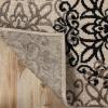 Superior Indoor Area Rug, Jute Backed, Perfect for Entryway, Office, Living/Dining Room, Bedroom, Kitchen, Hardwood Floor, Floral Scroll Decor, Leigh Collection, 9′ x 12′, Beige Ivory(Beige – Z)