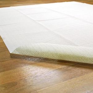 Superior Light-Weight Strong Grip Textured Rubber, Slip-Resistant Reversible Beige Hard Floor Surface and Under Rug Protection Area Rug Pad, 6′ x 9′