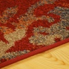 Superior Area Rugs for Bedroom, Farmhouse, Kitchen, Entryway, Laundry Room | Living Room Decor | Lafayette Collection , 8′ x 10′, Tan(Maroon)