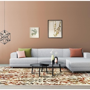 Superior Area Rugs for Bedroom, Farmhouse, Kitchen, Entryway, Laundry Room | Living Room Decor | Lafayette Collection , 8′ x 10′, Tan(Ivory)