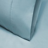 Superior Tencel Polyester 600-Thread Count Solid Deep Pocket Sheet Set, Twin, Blue, 4-Piece Set(Blue)